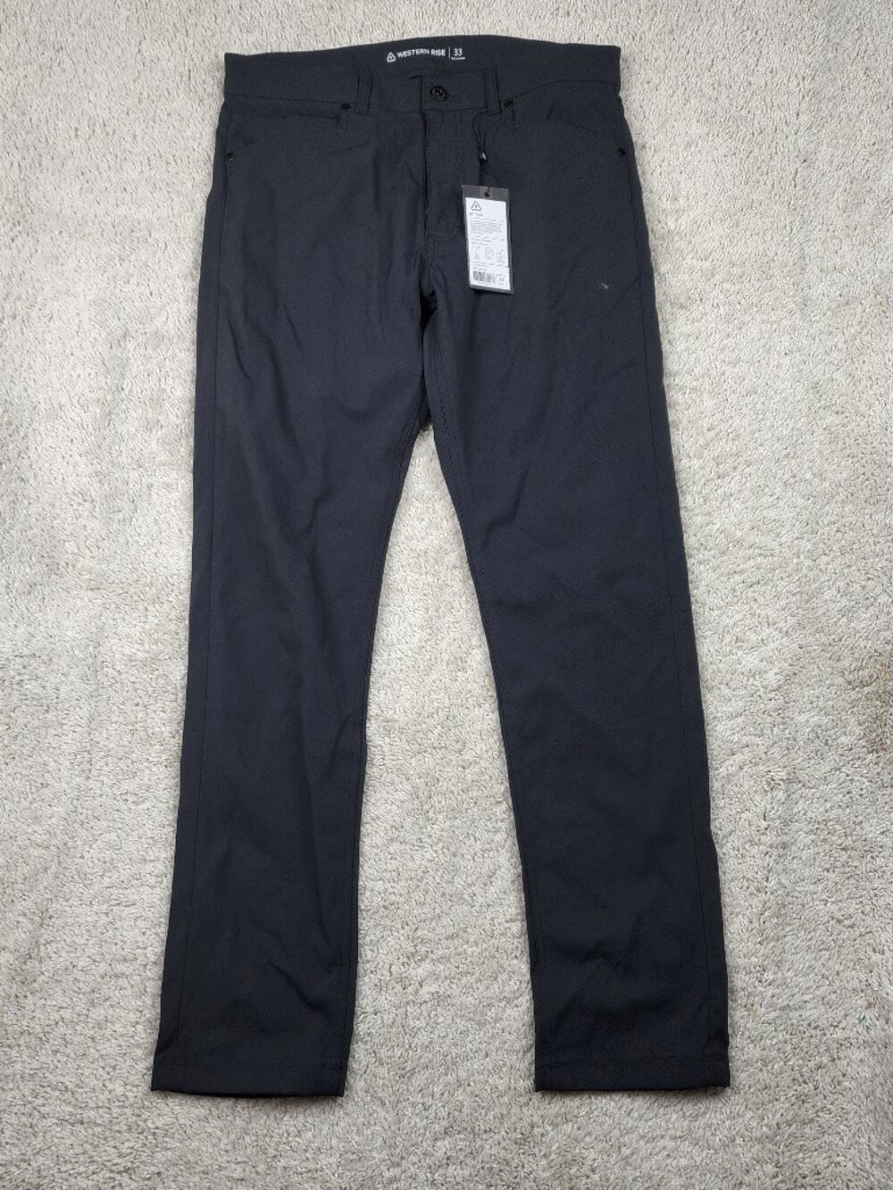 Western Rise Evolution AT Pant Classic Mens Size 33x32 New Tags NWT Black USA